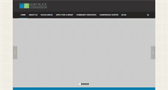 Desktop Screenshot of maryblackfoundation.org